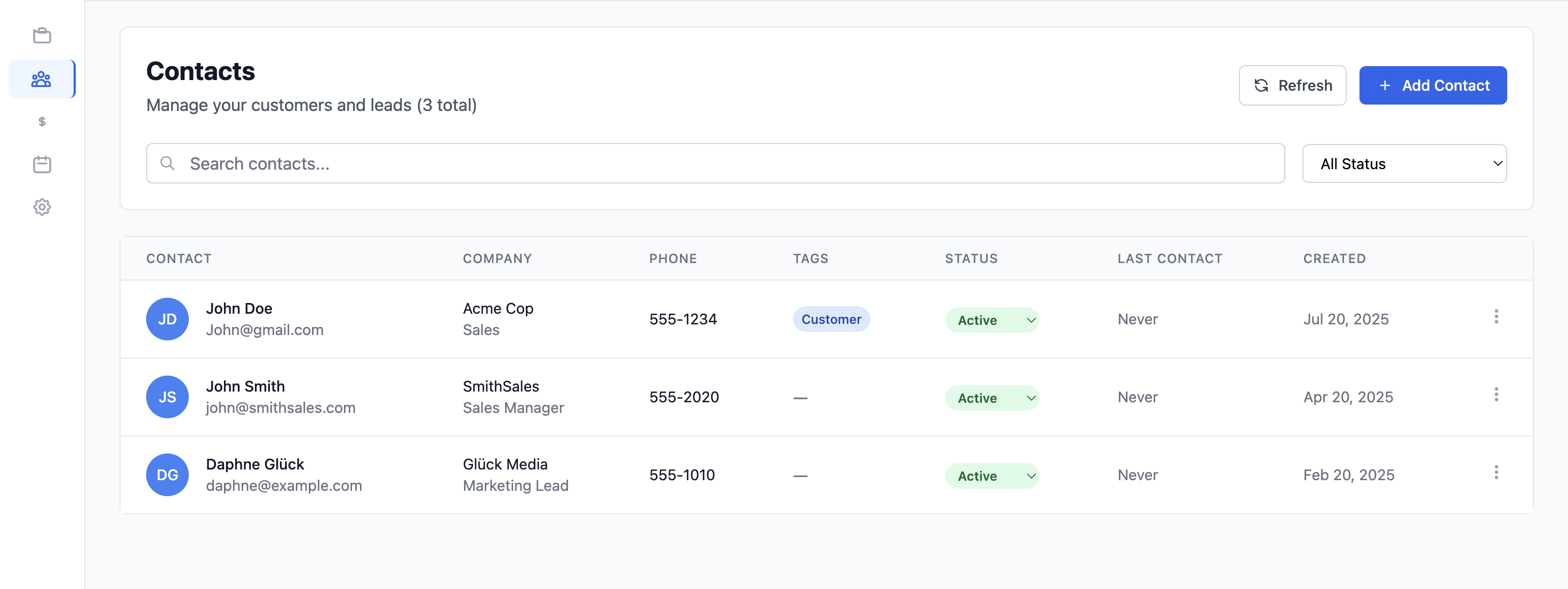 Contact Management